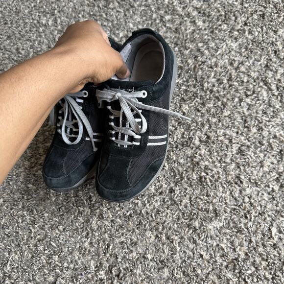 Dansko Helen Black Walking Comfort Shoes Sneakers Women's Size 36 US 6 Lace Up - Picture 5 of 9